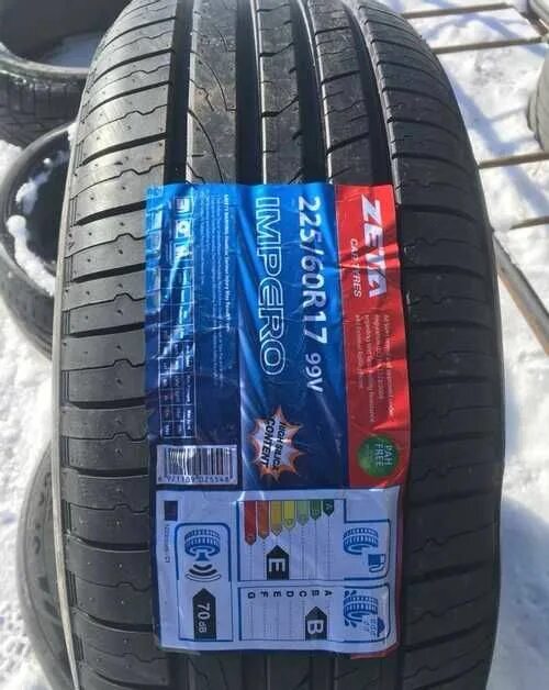 99v tl. Автошина Zeta Impero. Zeta 225/60r17 Impero 99v TL. Triangle te301 225/65 r17. Шины Zeta Impero 225/60 r17 99v.