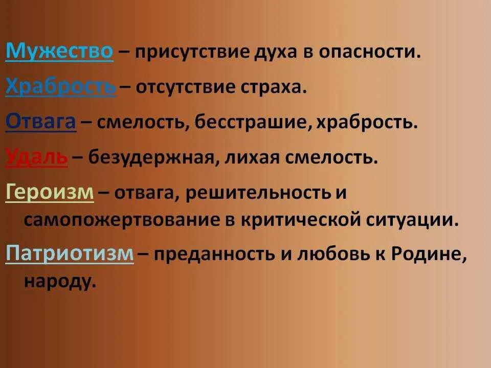 Дать определение слову герой и прокомментировать. Мужество. понятие мужество. определение слова мужество. доклад о мужестве.