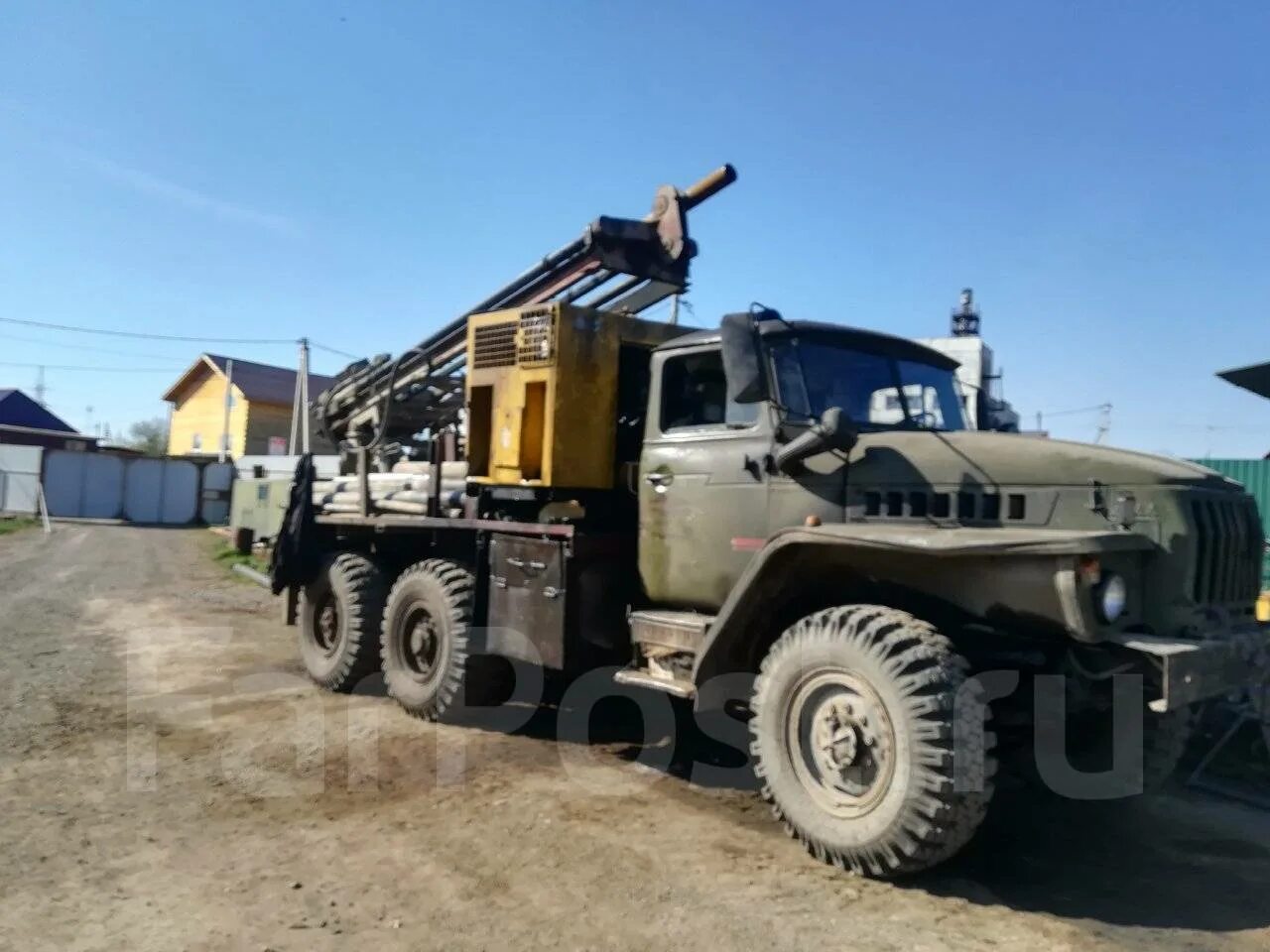 ПБУ-2 на базе Урала. На базе Урал ПБУ-2-121. Урал буровая. Бурильно сваебойная машина 1993 года. Купить урал в иркутской