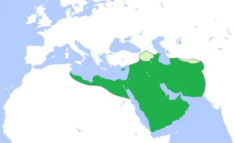 Арабский халифат карта 7 век