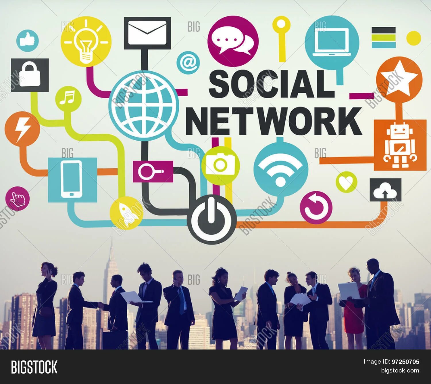 Социальные сети проект по обществознанию Sign of Social Network, Balloon Text, & Full Color Stock Photo Image of family
