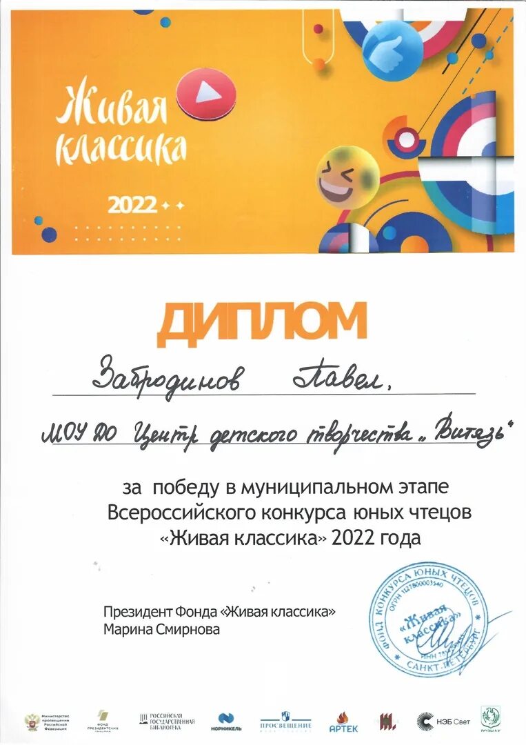 Цдт результаты конкурсов