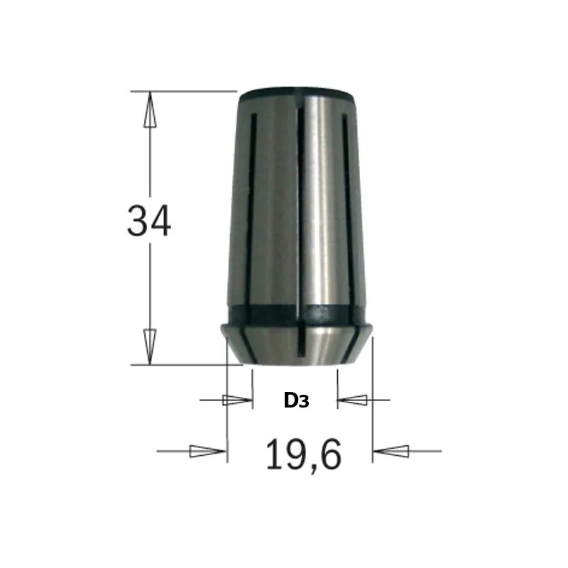 Цанги для фрез. Цанга для фрезера 6.35. Цанга d 12 l 34 CMT 796.920.00. Цанга для фрезера 6 мм. Цанга 12.7 мм для фрезера.