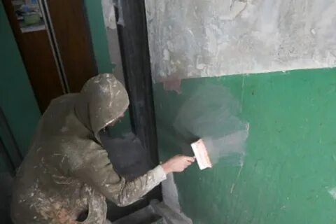 Ремонт подъезда после пожара