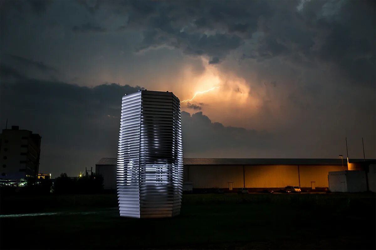 Городской воздух это. Smog Tower. Очиститель воздуха башня.