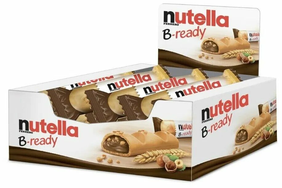 Nutella be ready. Nutella b-ready t1 22g. батончик nutella b-ready 22г. нутелла b-ready. вафельный батончик нутелла б-реди 22г.