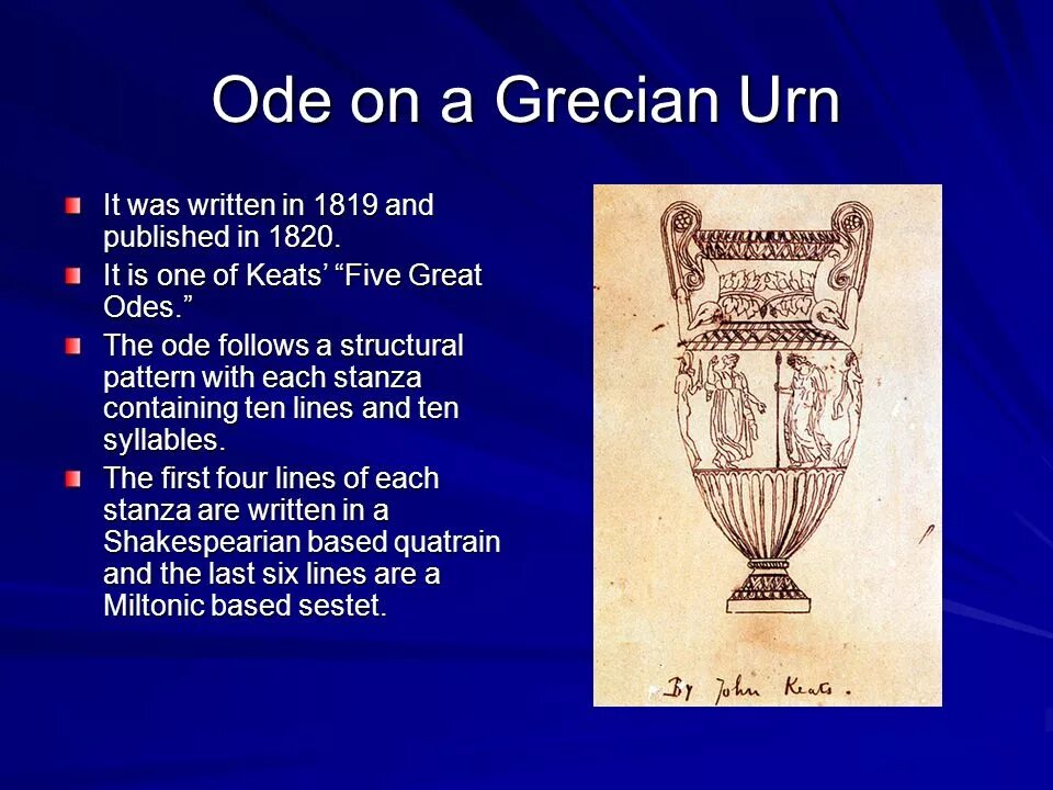 Carry my urn to ukraine перевод песни. Ode on a Grecian Urn. John Keats Ode on a Grecian Urn. Ода греческой вазе Китс. Китс Ода греческой вазе на английском.