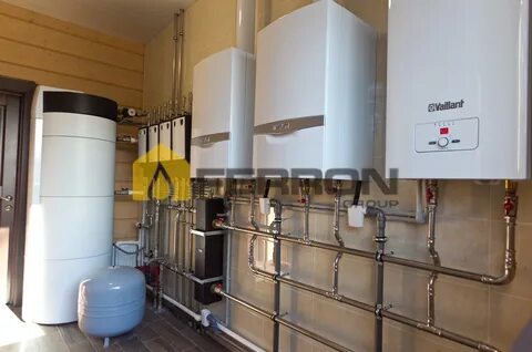 Установка отопительного газового котла