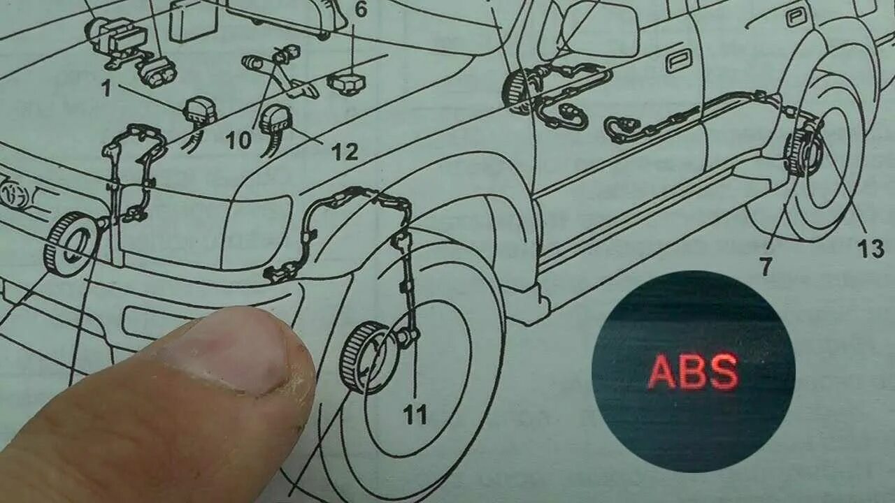 Как сбросить ошибку абс. Ошибка абс. неисправность антипробуксовочной системы. система abs ролики.