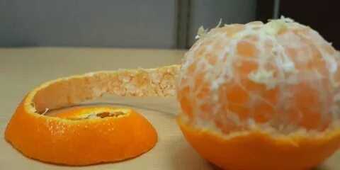 Апельсин без цедры