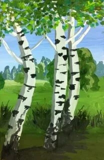 Сколько тут было кудрявых берез