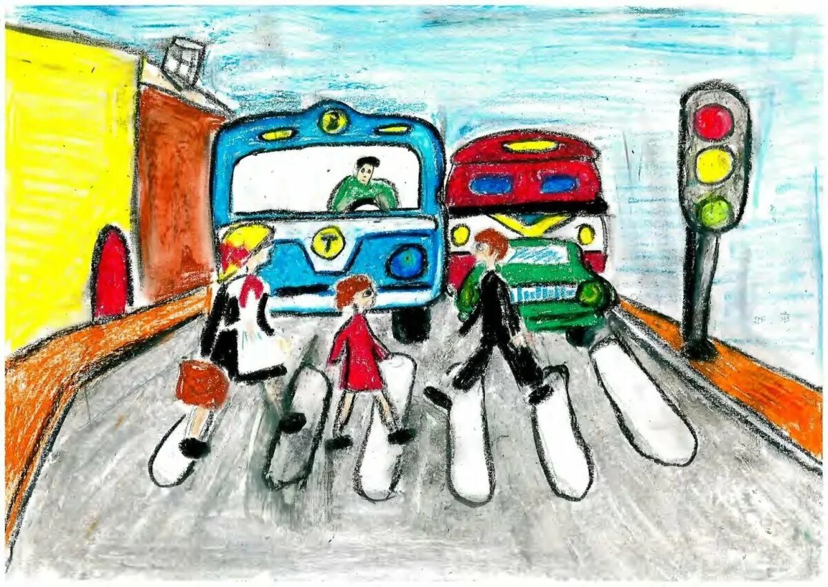 Дорога глазами детей рисунки. Добрая дорога детства рисунки. Со Светофоровой наукой по дороге в детский сад рисунки. Безопасная дорога глазами детей картинки.