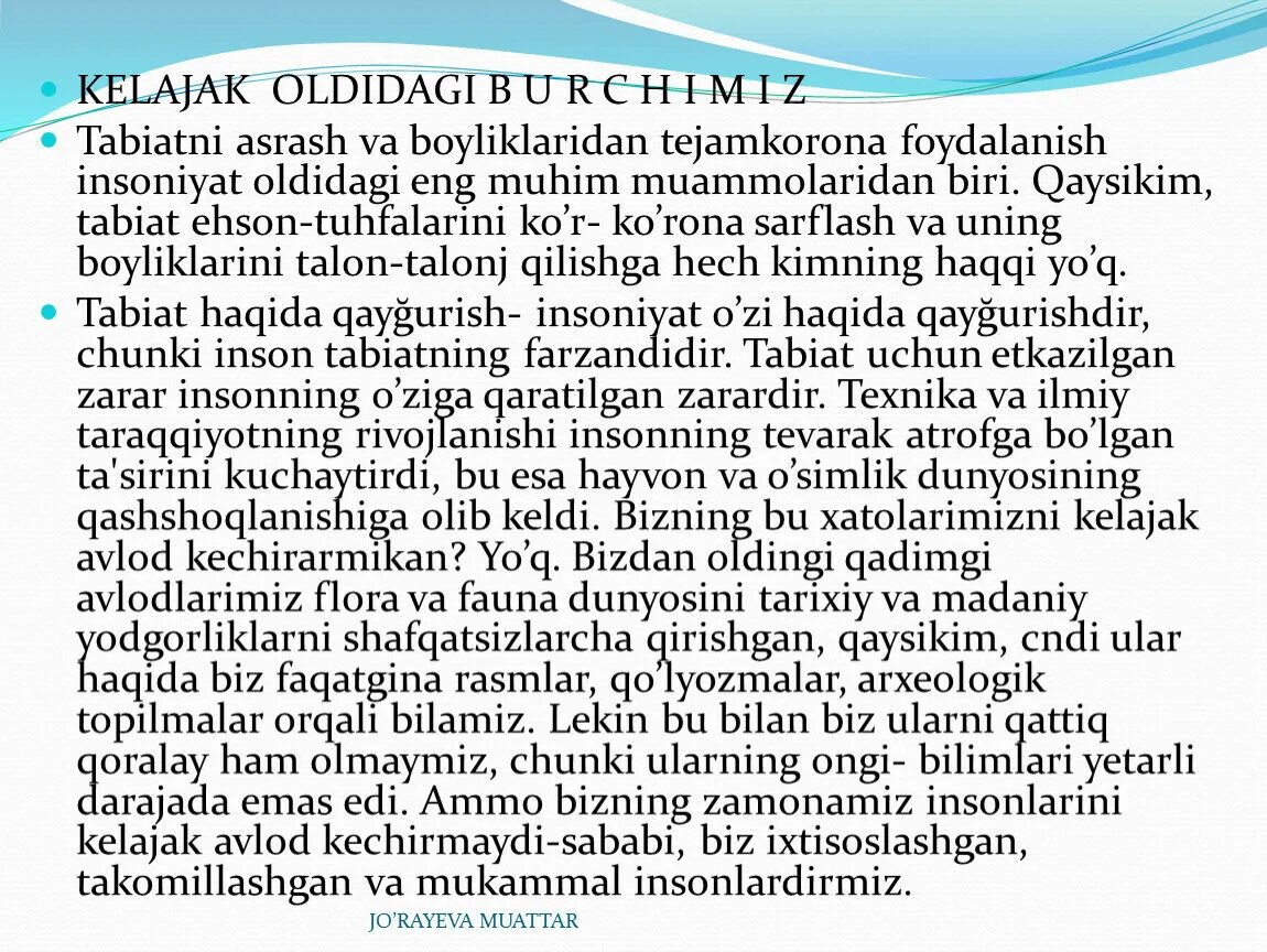 Tabiatni asrash haqida rasmlar. Табиатни асранг. o`zbekistonda tabiatni muxofaza qlish слайд. келажак хакида. табиатни мухофаза.