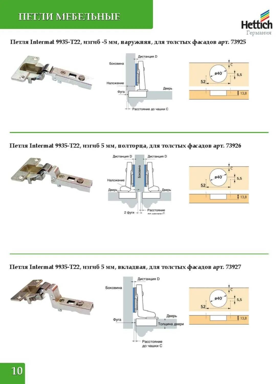 Типы шарниров. Присадка петли Intermat 9935. Монтаж петли Intermat 9935. Петли Хеттих для толстых фасадов. Петля полторца мебельная.