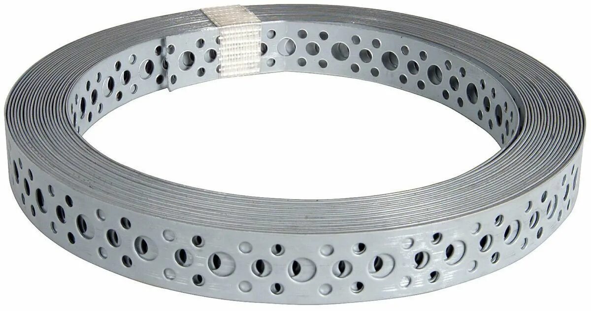 Волна 17х0,55мм l=25м, оцинк. 55. 0 55 мм. 20 х 0,55 (25 м). Лента перфорированная 12х0.