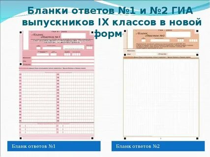 Бланки ответов гиа 2024