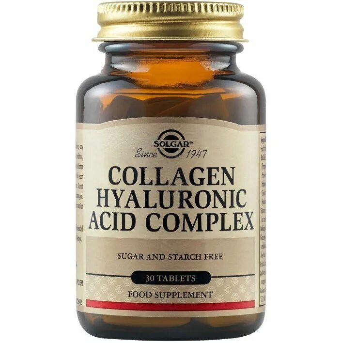 Solgar, Hyaluronic acid Collagen Complex , 30 таб.. Collagen Hyaluronic Solgar 30 таб. Collagen Hyaluronic acid Complex 30. Солгар коллаген с гиалуроновой.