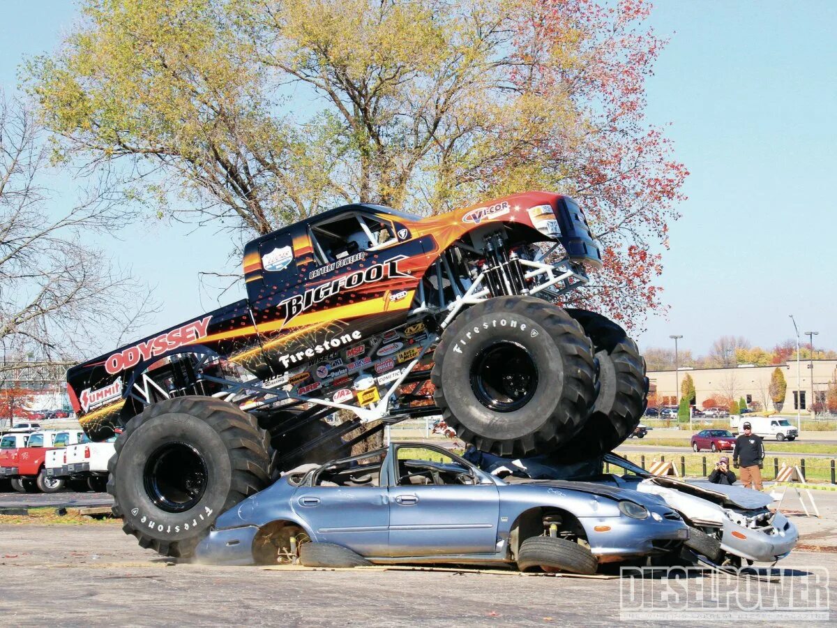 Monster truck 4. Грузовик монстр трак. Bigfoot 4x4. Монстр-трак wanda 689b91/dt. Форд 750 монстр трак.
