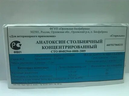 Сыворотка против яда гадюки лошадиная