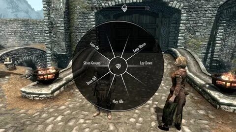 Skyrim idle animation