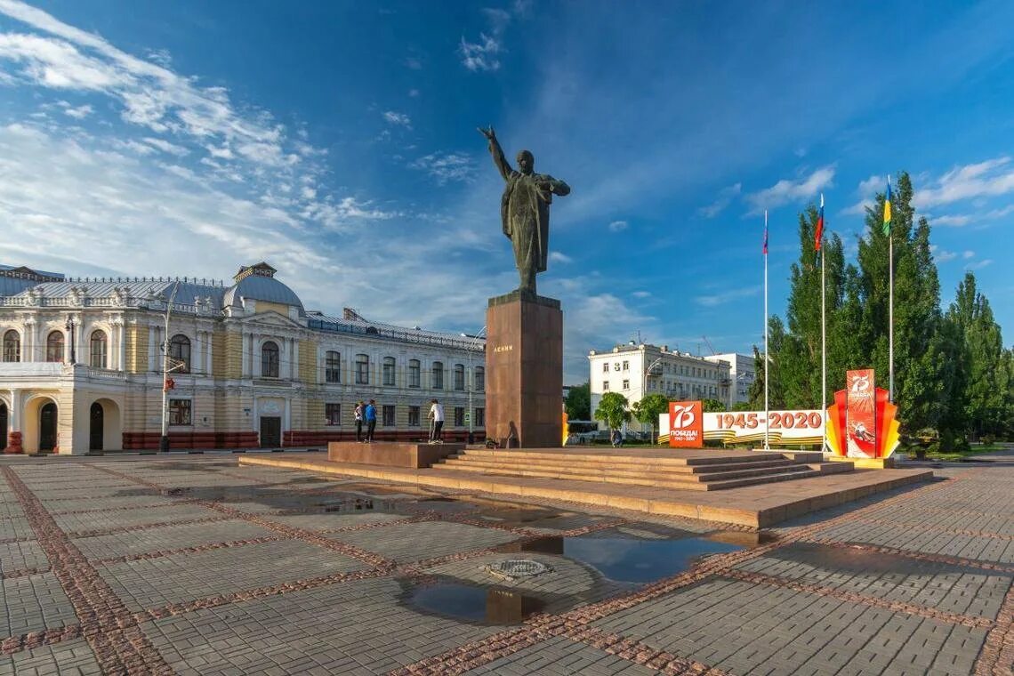 Площадь ленина тамбов фото Тамбов площадь ленина Фото