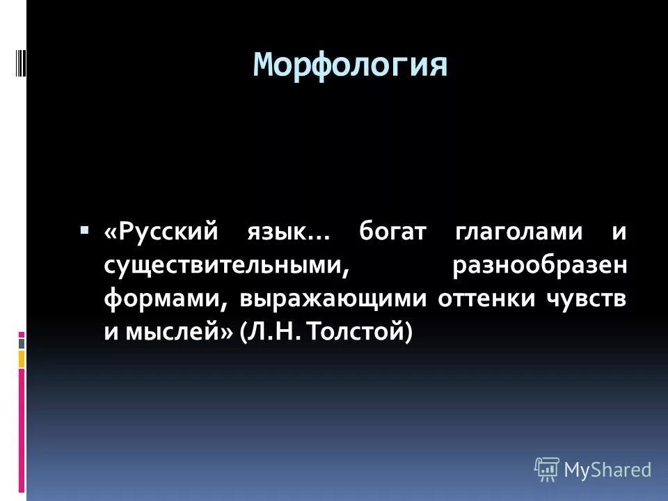 Русский язык это богатство которое представляет