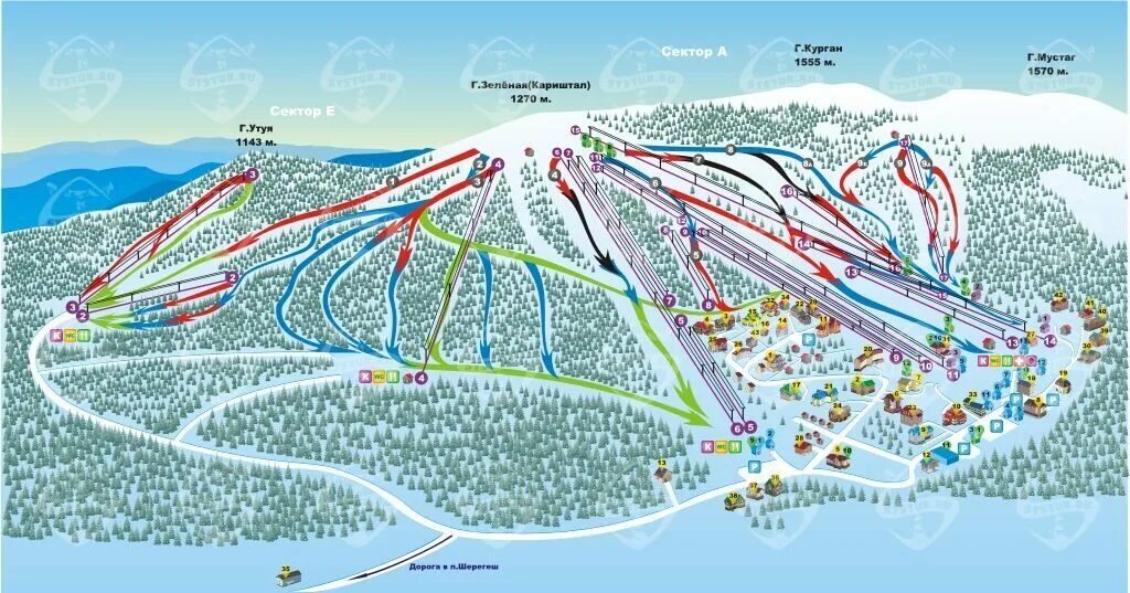 Схема горы зеленая Шерегеш. Шерегеш схема трасс. Шерегеш горнолыжный курорт схема трасс 2023. Гора зеленая Шерегеш карта. Шерегеш карта 2024