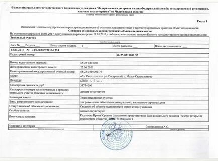 Состав кадастрового номера объекта недвижимости