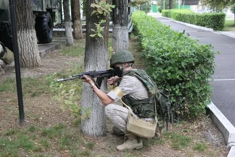 Снял в военном городке