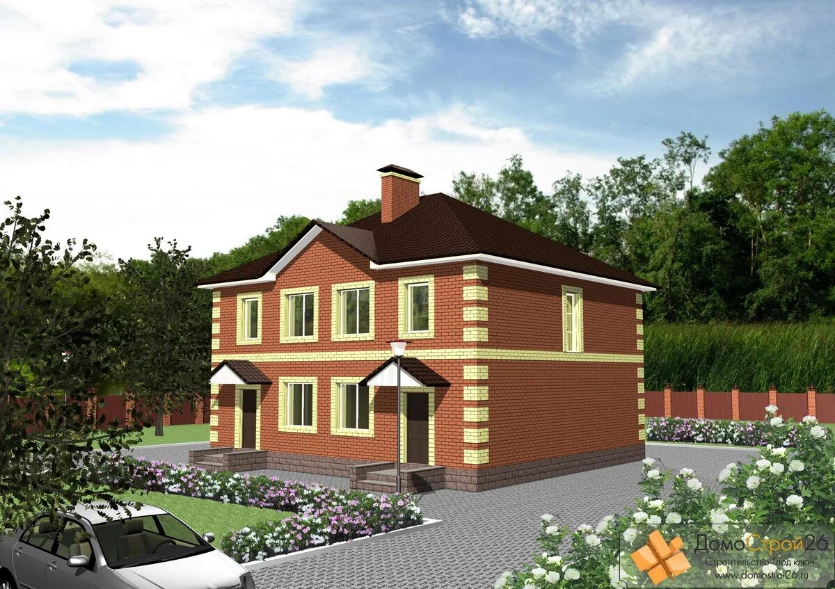 Таунхаус на 2 семьи с гаражом. Коттедж на две семьи. Дом на две семьи. Дуплекс 400 м2. Дуплекс 200 м2.