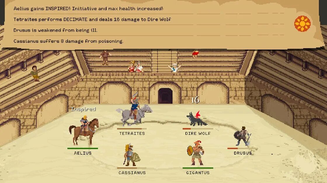 Idle gladiators