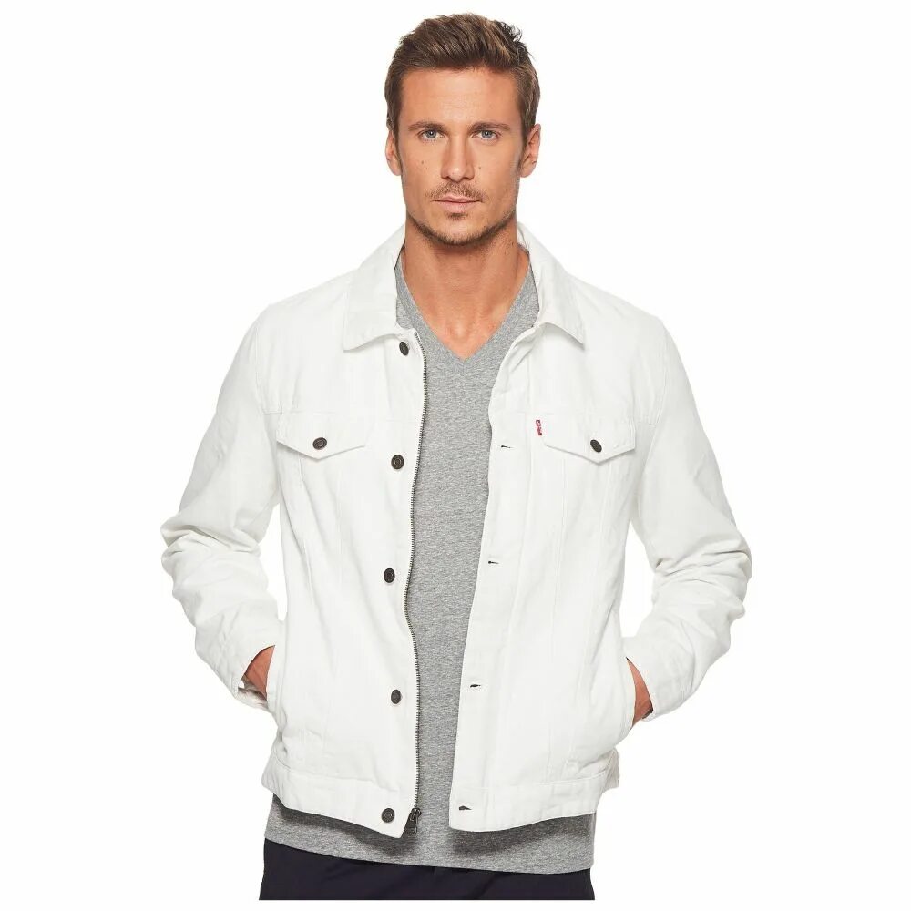 джинсовка белая мужская левайс. белый джинсовый пиджак мужской. Levis белая джинсовая куртка мужская. белые джинсовки мужские. куртка левайс мужская белая.