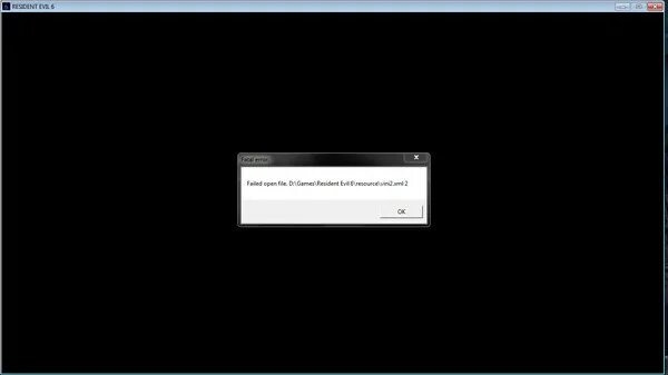 Resident Evil 6 ошибка при запуске. Resident Evil 6 ошибка запуска. Ошибка 6 6 6. CREATEFILE failed with 32.