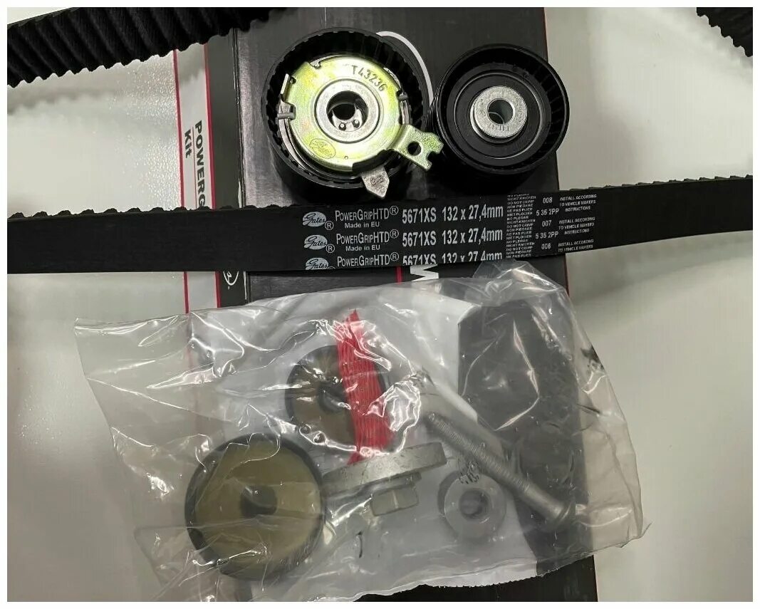 K025433xs применяемость. Gates k035671xs комплект ремня грм.