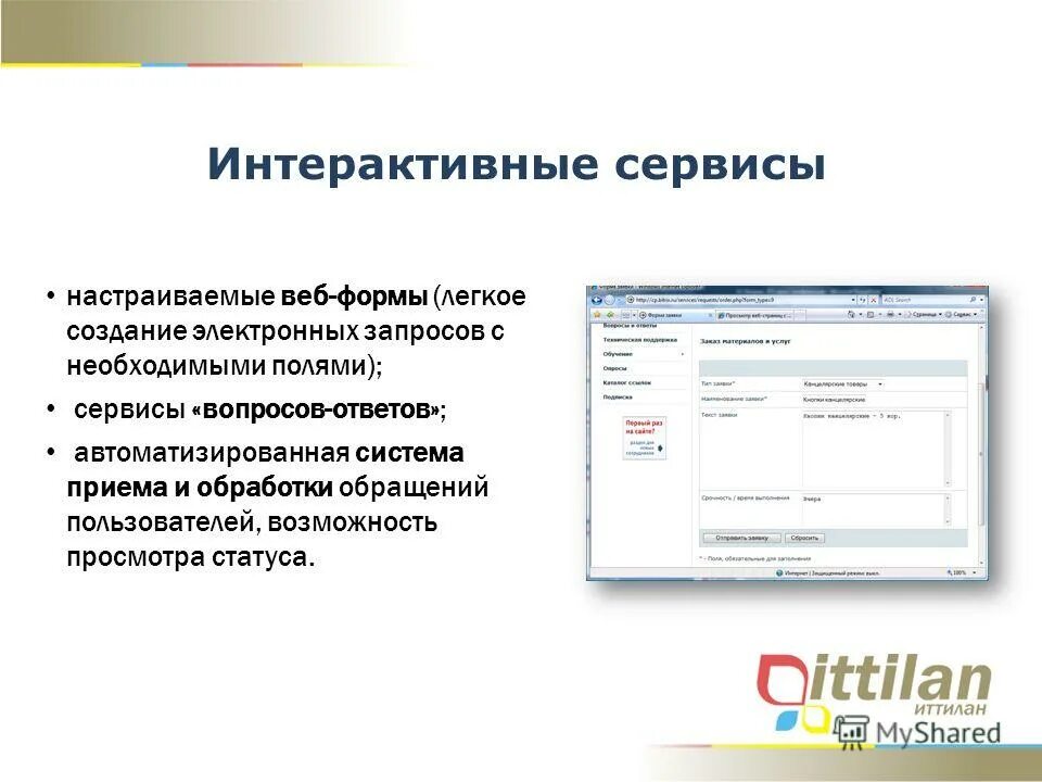 Портал заявителя росказна. Формирование электронных запросов. Формирование и оформление дел презентация. Бизнес-операция интерактивных сервисов. Порядок формирования документов в дела.