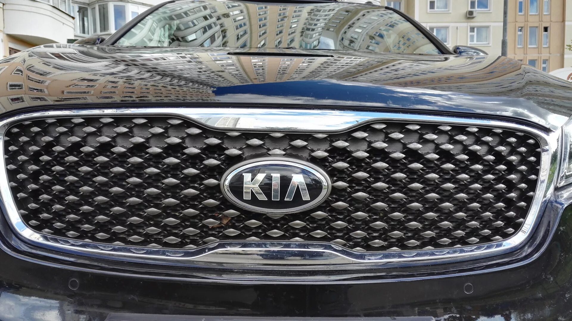 Как снять решетку радиатора соренто прайм Sorento UM, All New : Решетка радиатора (Black) TUON KIA The New Sorento (MOBI