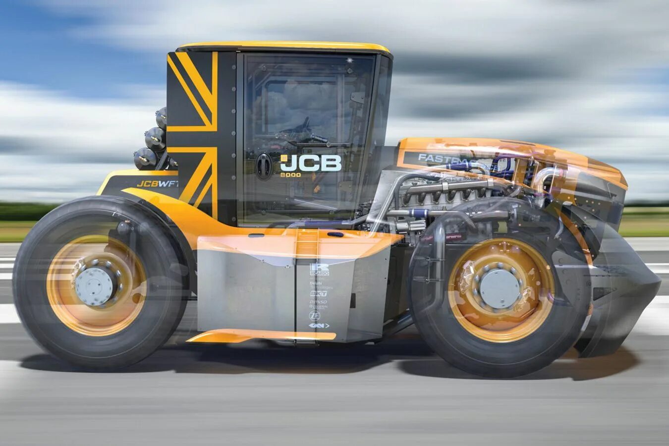 Трактор быстро едет. Jcb fastrac two. гоночный трактор jcb. jcb fastrac рекорд. jcb fastrac two 247 кмч.