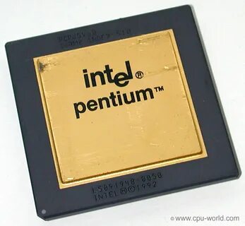 Характеристика процессора pentium