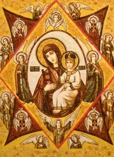 Фото иконы неопалимая