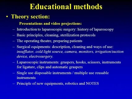 Education methodology