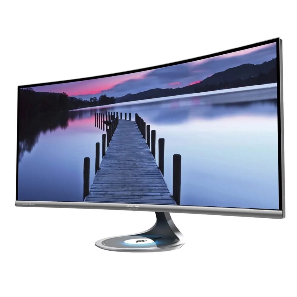 Монитор ASUS mx34vq. Монитор ASUS 24 дюйма изогнутый. Qube - безрамочный изогнутый монитор 34&quot;. Широкоформатный экран