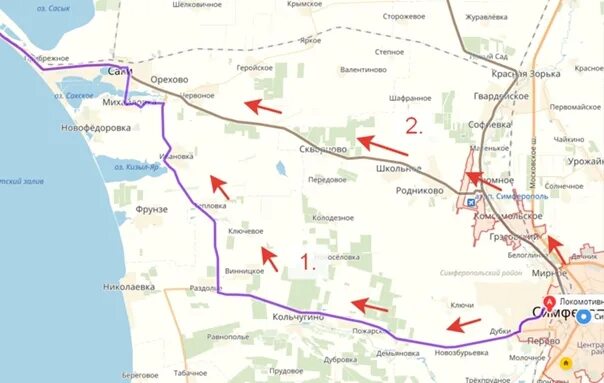 Маршрут 4 евпатория. Дорога Симферополь Евпатория карта. Симферополь Евпатория маршрут. Трасса Симферополь Евпатория Мирный. Трасса Симферополь Евпатория на карте.