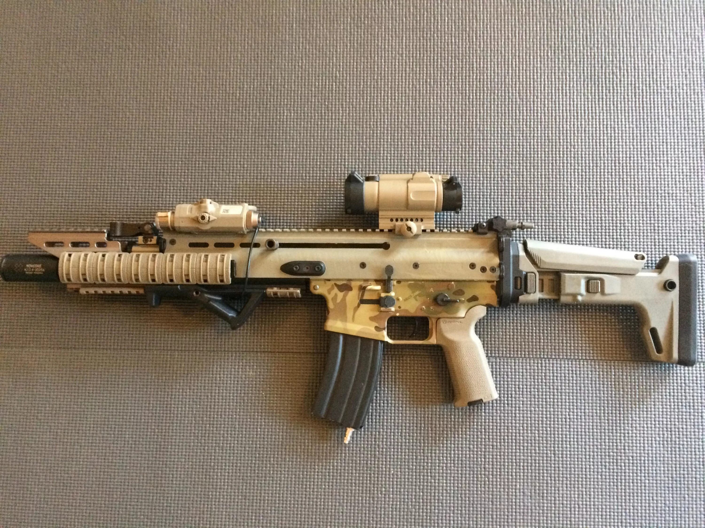 Scar h. Scar l в обвесе. fn scar обвесы. fn scar-l с обвесами. скар м24.