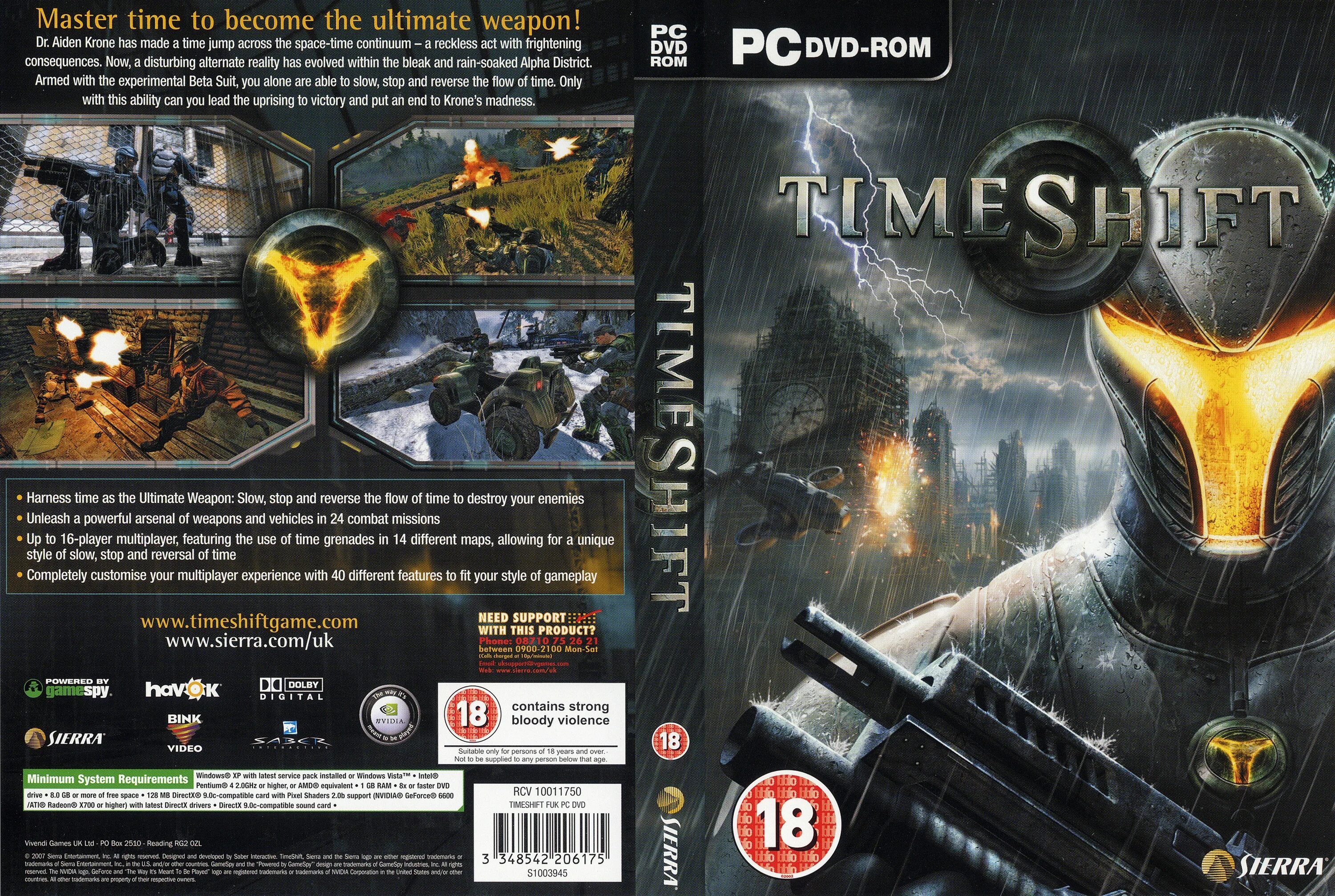 Компьютерная игра Timeshift. Timeshift 2. Timeshift 2007. Timeshift обложка. Ответы игр на компьютер