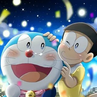 Download Emotional Doraemon And Nobita Wallpaper | Wallpapers.com.