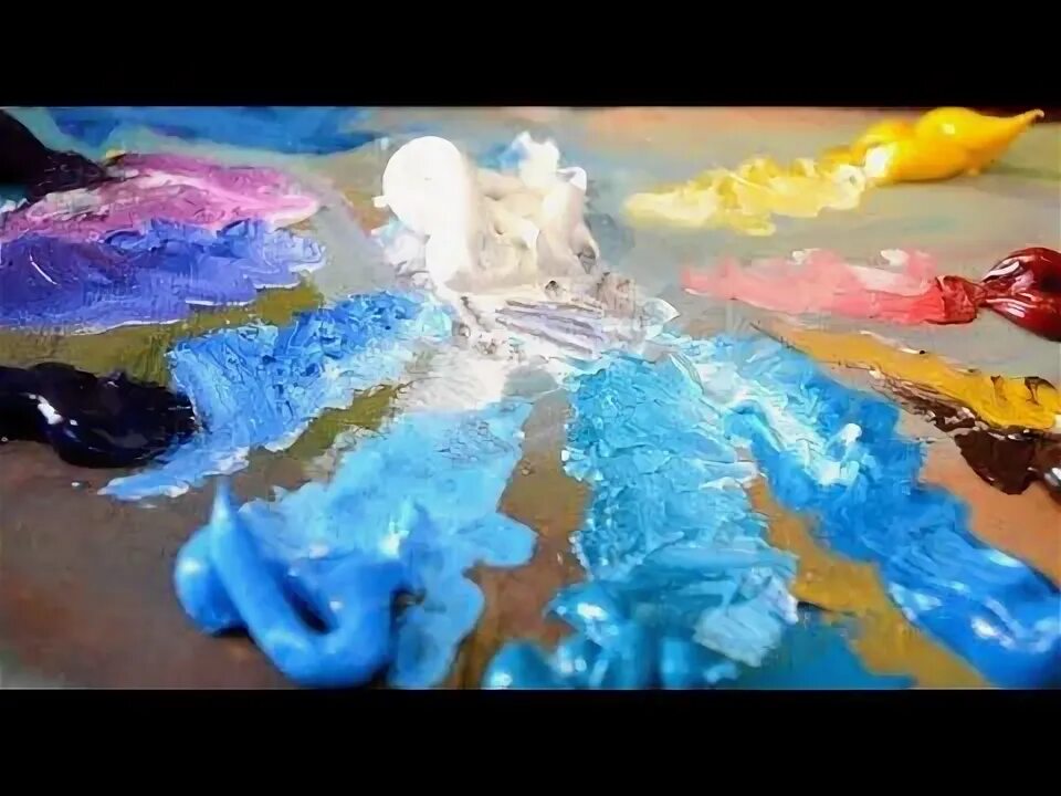 Смешивать масляные краски и