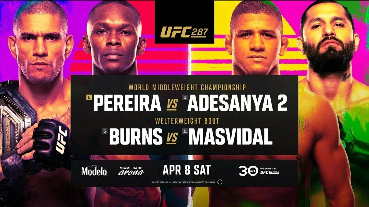 Юфс 26 октября время. Юфс 214 кард. ufc 287. юфс 287 кард участников.