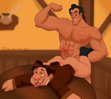 bishyguy, gaston, lefou, beauty and the beast, disney, 2020, color, digital...