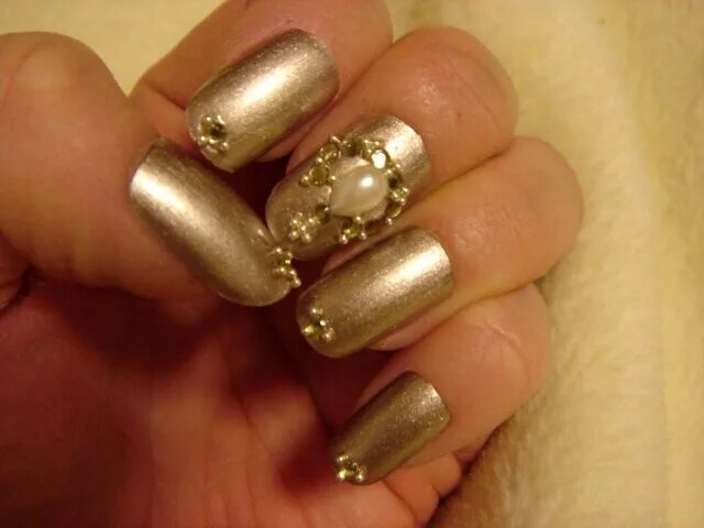 babies art on Twitter Gold tip nails, Stylish nails, Gel nails
