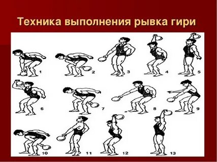 Как толкать гирю